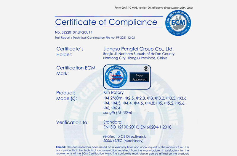 Certificate of Compliance